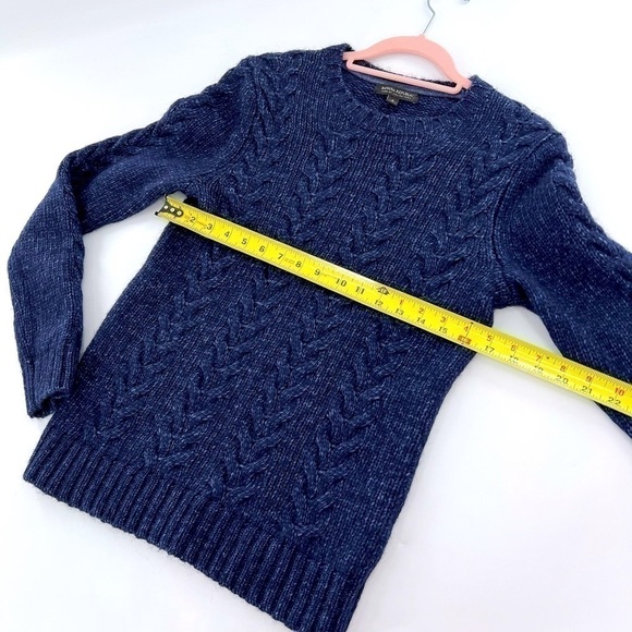Banana Republic Wool Crewneck Sweater - Women's size S Blue - Picture 13 of 13